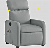 Top quality soft leather massage chair £580 Order number 080