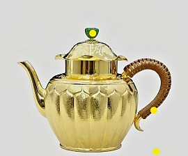Ornate precious metal teapot £1880 Order number 505