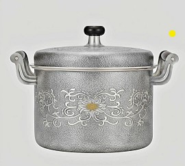Fine pure silver ornate pot £15000 Order number 5588