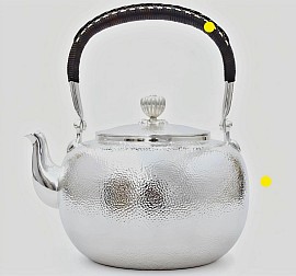 Fine Pure hammered silver teapot £5800 order number 848