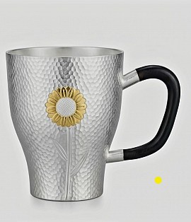 Fine silver hammered silver mug £2500 order number 445