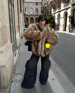 Finest racoon fur coat £80 order number 508