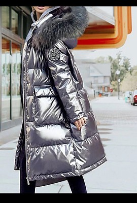 Korean style fur trimmed puffer coat £58 order number 508