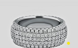 Fine quality Cuban zircon ring £50 order number 808